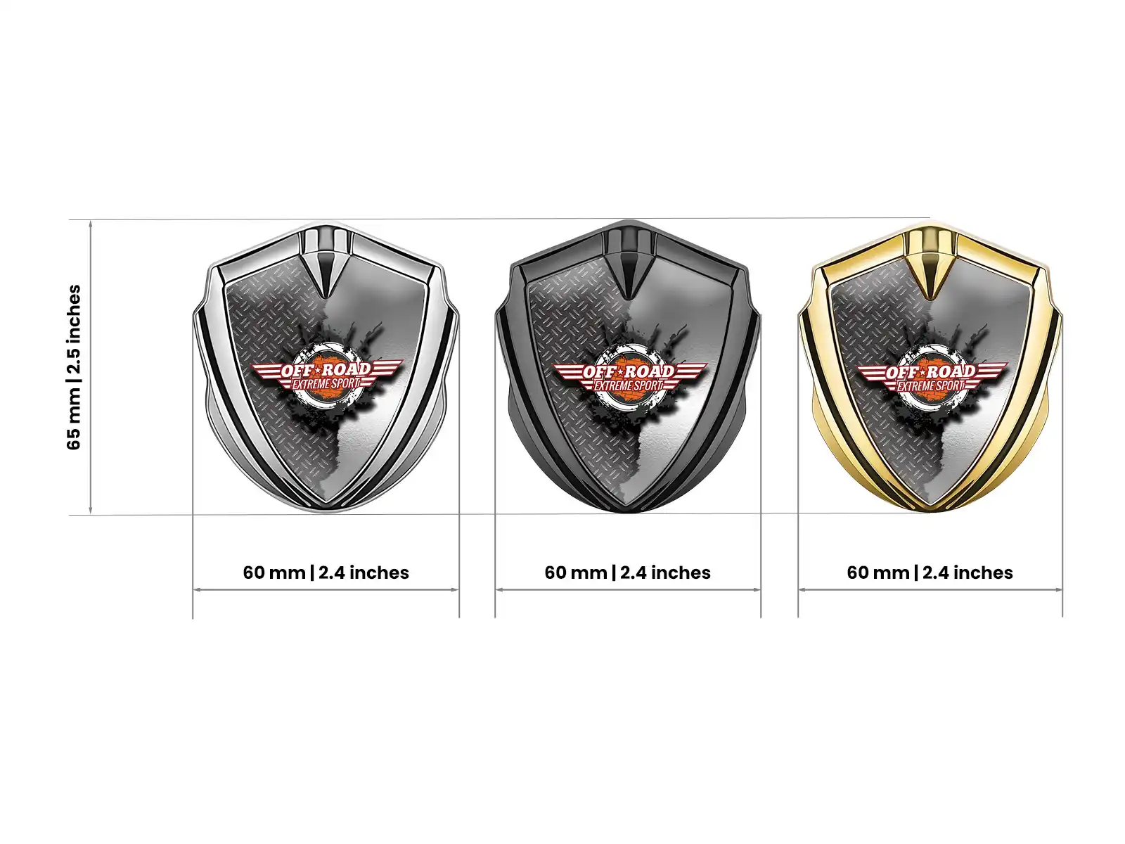 Car Badge Sports Style High-Quality X